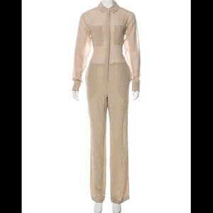 NWT Alexander Wang sheer silk Jumpsuit size small